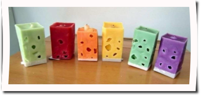 Eisw&uuml;rfelkerzen