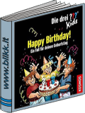Die drei ??? Kids Happy Birthday titelbild
